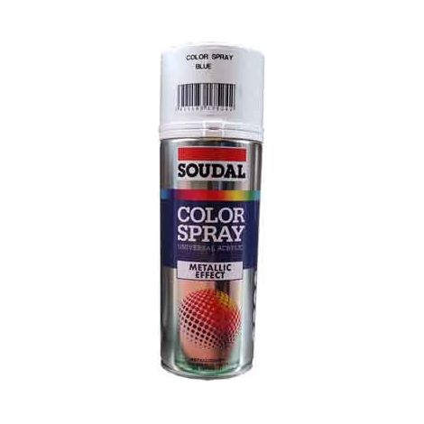 BOMBOLETTA SPRAY METALLIZZATO SOUDAL 400 ml - Verde - 6 pezzi- SOUDAL