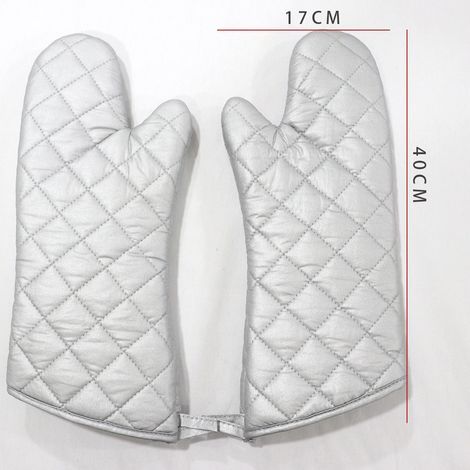 Küchenhandschuhe für Damen und Herren, hitzebeständige Ofenhandschuhe, Grillhandschuhe, mit Aufhängeschlaufe, leicht zu verstauen, große Größe (1/5)