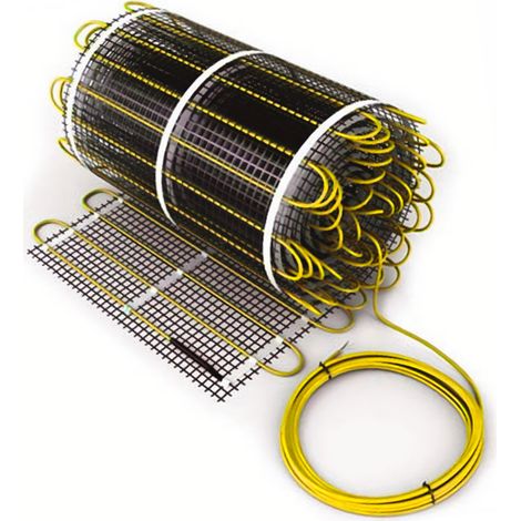 Tapis de cable chauffant electrique 850W pour chauffage au sol 7m2 avec Thermostat (1/4)