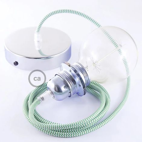 Lampe suspension creative cables rz06 zigzag cuivre 50 cm (1/3)