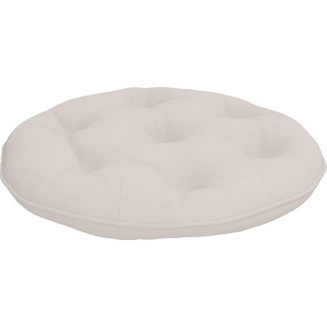 Hängesessel-Kissen VIANEN 100 % Polyester Weiß Ø 40 x 10 cm vidaXL (1/5)