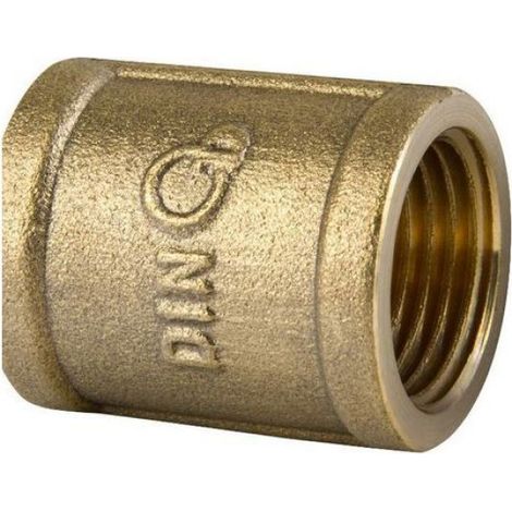 Manchon En Laiton - 3/8 Pouce - Pour Raccordement Tuyau Hydraulique - Lot De 1