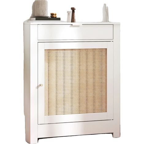 Cache-radiateur, Design élégant, Rangement fonctionnel, 1 Porte (1/2)