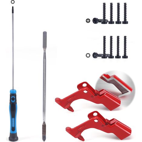 Lot de 2 interrupteurs V11 V10 renforcés en métal - Pièces de rechange - Bouton de réparation pour aspirateur Dyson SV12 SV14 - Accessoires avec outils de réparation (1/5)