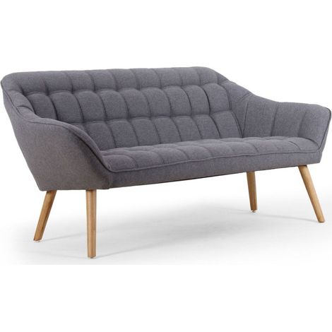 Canapé Scandinave 3 Places "Laos" 173cm Gris (1/5)