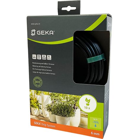 GEKA Drip System 6 mm Set d'irrigation balcon et terrasse, 15 m (1/3)