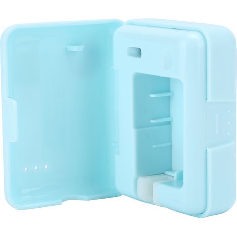 Wandmontierter UV-Sterilisator für Zahnbürsten, antibakterielle LED, 18 Liter, blau (1/5)