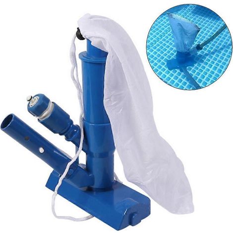 Kit de nettoyage portable pour piscine avec jet d'eau, aspirateur de piscine, tête d'aspiration pour piscine, spa, fontaine et jacuzzi. (1/5)