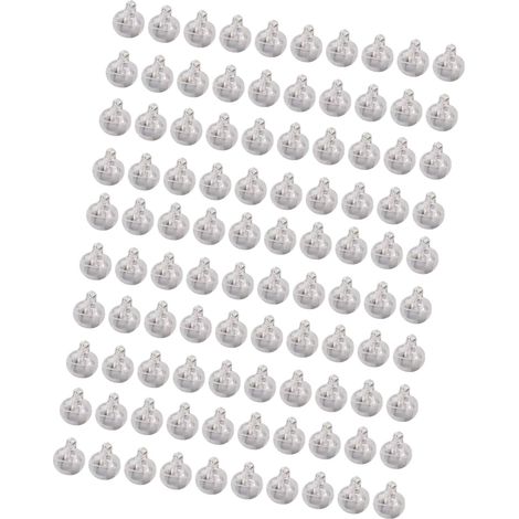100 Stück LED-Kugellichter, wasserdicht, farbenfroh, energiesparend, als Dekoration für Partys (1/5)