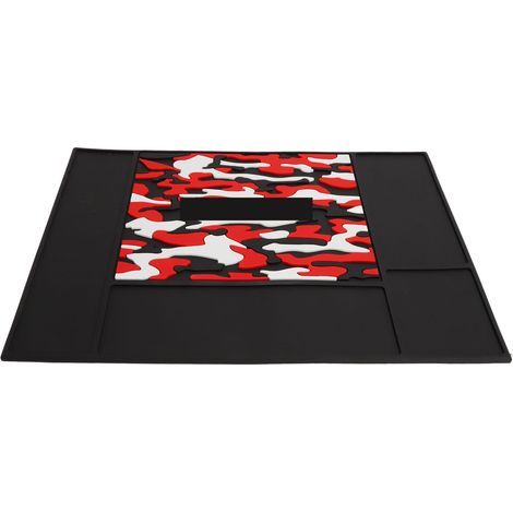Tapis Antidérapant pour Salon de Coiffure en Silicone, Organisateur de Station de Travail (1/5)