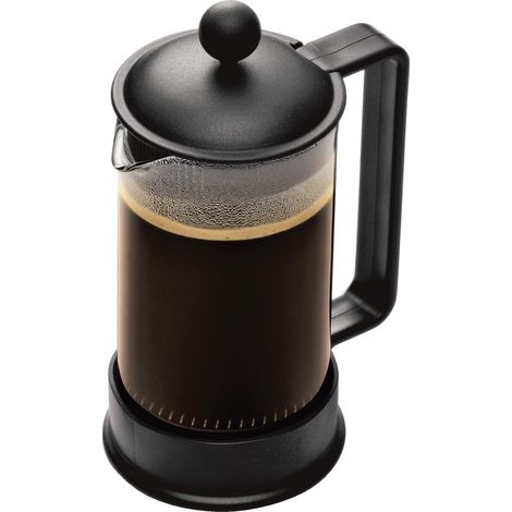 French Press 350ml / 3 Tasses Cafetière à Piston Verre Résistant (1/5)