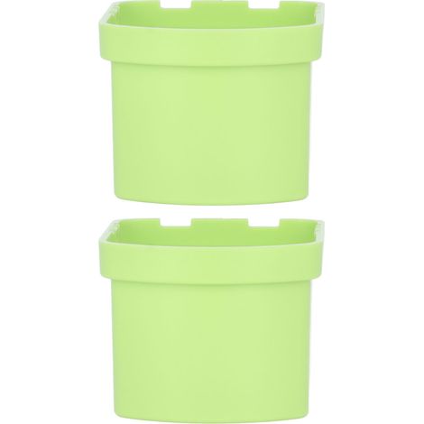 Lot de 2 supports de rangement muraux pour batteries 18 V, compatibles avec les accessoires pour outils électriques Ryobi.