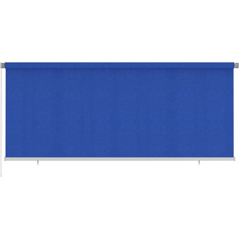 Außenrollo 355 (B) x 140 (H) cm Blau HDPE vidaXL