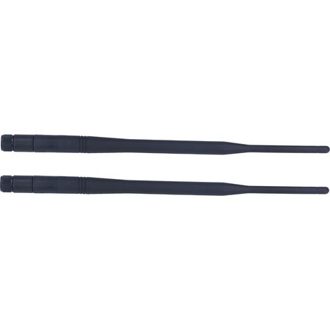Lot de 2 antennes pliables 4G omnidirectionnelles à gain élevé de 12 dBi avec connecteur SMA mâle pour routeur (1/5)