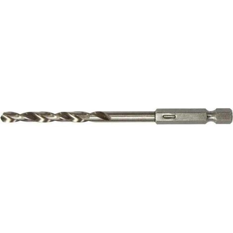 Broca helicoidal con mango de 1/4", 6,0 mm