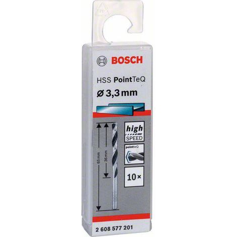 BOSCH 10 MÈCHE POINTTEQ, 3,3 X 36 X 65