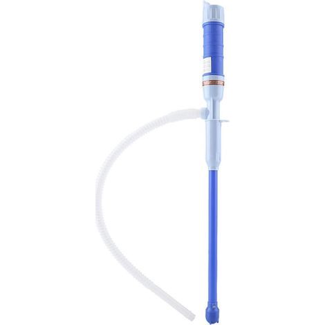 Portable electric liquid transfer pump, battery powered, oil siphon pump (blue) (1/5)