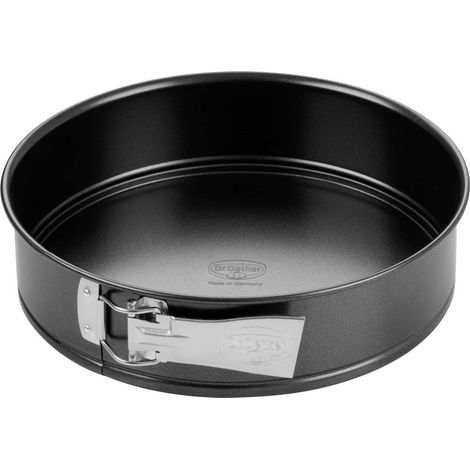 Dr. Oetker Teglia con Cerniera, 24, Lega di Acciaio, Nero, Ø 24 cm (1/3)