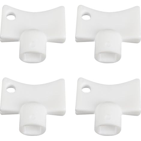 4Pcs Clé Purge Radiateur 5mm Plastique Universelle Carré 5mm Tous Radiateur (1/5)