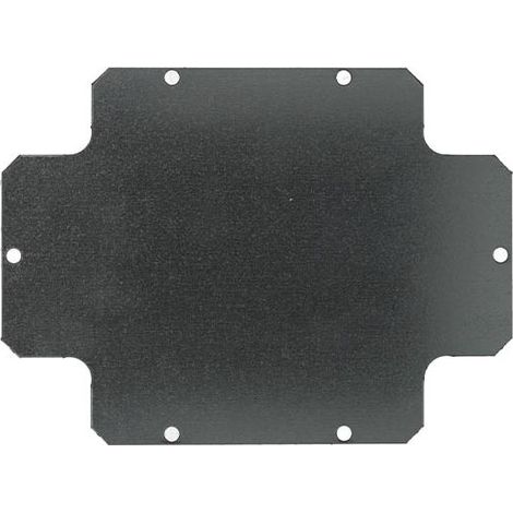 Plaque de montage métal 190x145mm pour boite de dérivation CP