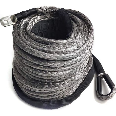 Gojoy – Corde de treuil 10mm x 30m – Polyéthylène haute résistance – Charge de rupture 23809lbs – Pour treuils 3500lb à 8000lb (1/5)