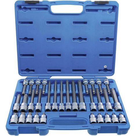 Jeu de Douilles et Embouts 12,5 mm (1/2) - Profil Torx Plus TP20 à TP70 - 32 pcs - Polyvalence et Précision - D-Work (1/5)