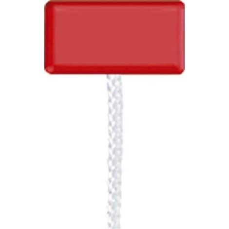 Jung Inserto de tracción para teclas con conductor de luz (.. KO5), con conductor de luz, Termoplástico, rojo 34 KO5