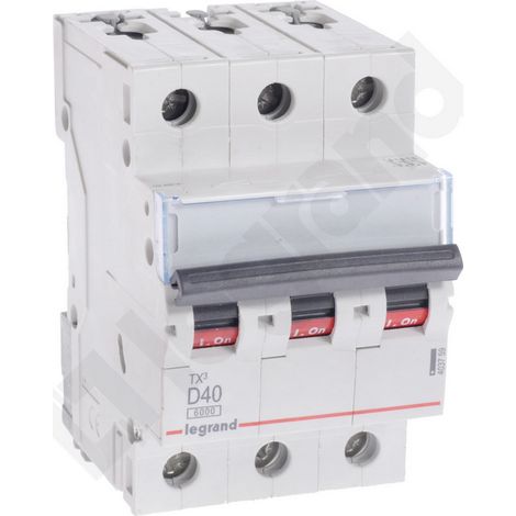 Interruttore automatico 3P D 40A 6kA AC S303 TX3 403759
