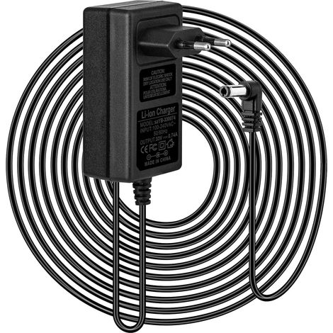 33V Câble de charge pour aspirateur 25.9V à batterie RH9A36 X-Force Flex 13.60 X-Force Flex 12.60 RH98 X-Force 12.60 X-Force 11.60 RH98A0WO RH98A8WO RH98A7WO Chargeur secteur (1/5)