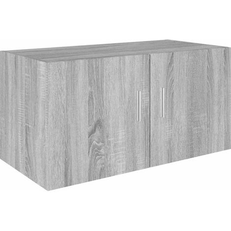 Maison Exclusive - Armadietto da Parete Grigio Sonoma 80x39x40cm Legno Multistrato (1/5)