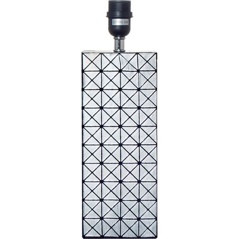 Portimao Tischplatte Basis 1xe27 l.12xw.12xh.12xh.40cm silber/schwarz