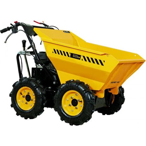 Güde – Brouette motorisée 4 roues motrices – Charge max. 400 kg – Volume benne 120 litres – Moteur 4 temps 4,1 kW pour terrains difficiles