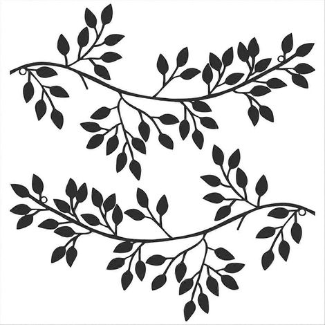 Décoration murale en métal pour salon - pour salon, chambre, cuisine (1/5)