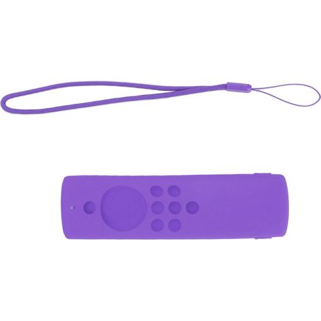 Lila Silikon-Schutzhülle für die Fire TV Stick Lite Fernbedienung, abwaschbar und stoßfest. (1/5)