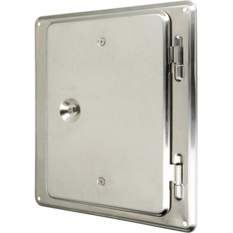 Porte de cheminée 210 x 140 mm manchon coulissant 150 mm incliné (1/2)