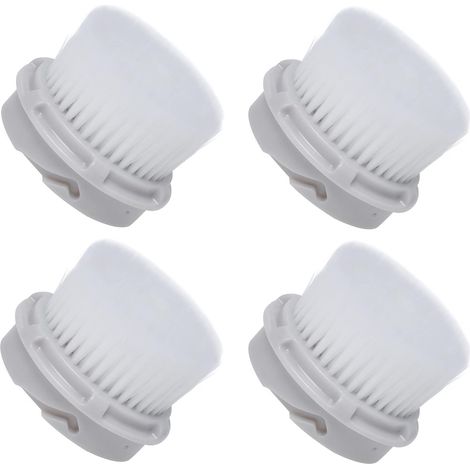 Embouts de brosse Cashmere de remplacement Compatible avec Clarisonic Mia, Mia 2, Mia 3 (Aria), Pro, Plus, SMART Profile, Alpha Fit, Plus, Sonic Radiance (4 pièces) (1/5)