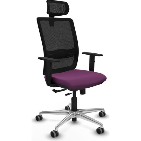 Chaise piqueras y crespo Haches noir accoudoirs réglables (1/2)