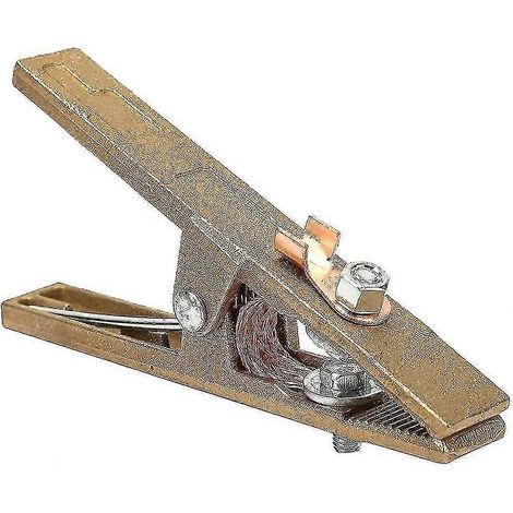 Pince de masse pour soudage, mâchoires en laiton robustes 300 A, pince de masse pour soudage (1/4)
