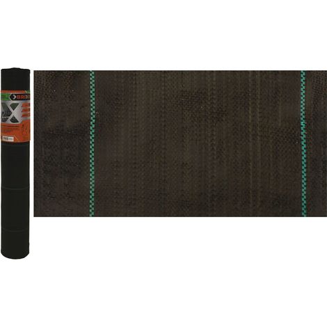 Feuille de paillis anti -herbacce en cultures de brixo noires et vertes 100 Mt. Black (1/5)