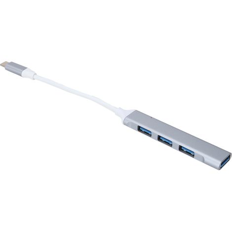 Adaptateur USB-C 4 Ports 5Gbps pour MacBook, PC Portable, Tablette et Smartphone (1/5)