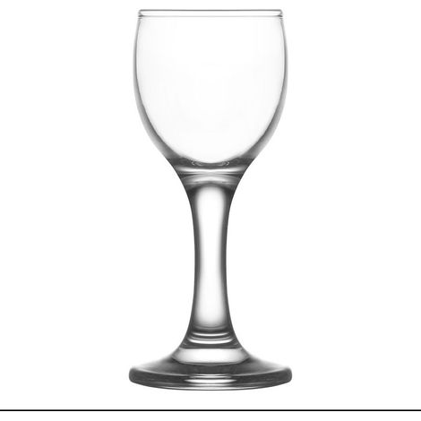 Verre Misket LAV, en verre, a liqueur, 55 ml, 46x112 mm, pack de 6 pieces
