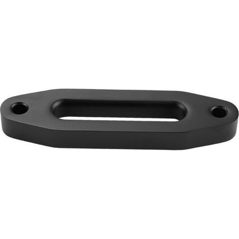 Hawse fairlead en aluminium - Résistant aux intempéries Pour corde synthétique - Treuil ATV - Noir 6 pouces (1/5)