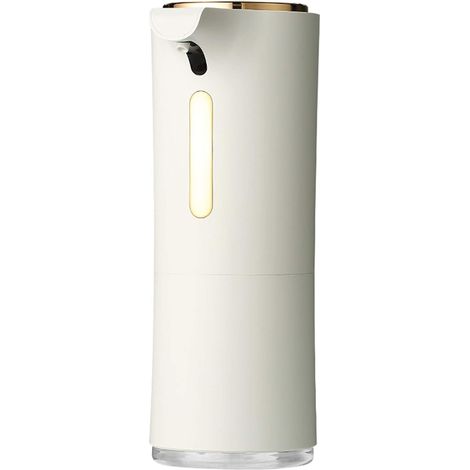Distributeur de savon automatique mural pour cuisine et salle de bain, 300 ml, taille réglable (blanc) (1/4)