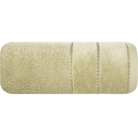 Mari Handtuch 70x140 beige mit Samtrand 500g/m2