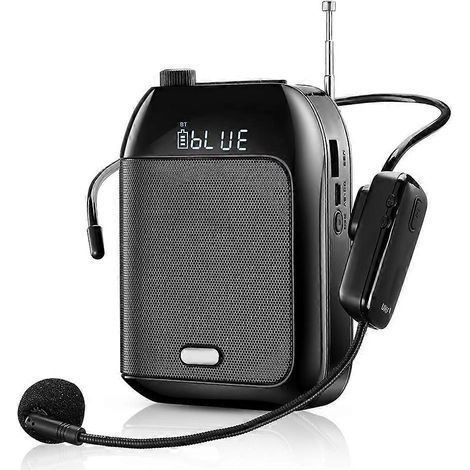 Amplificateur vocal sans fil Bluetooth UHF portable pour l'enseignement, les conférences et la promotion de visites guidées pédagogiques. (1/5)