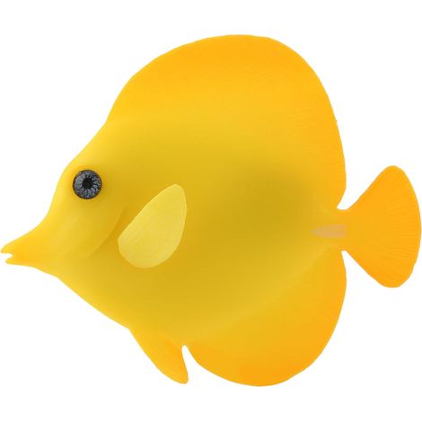 Poison Fish - Ornament Aquarium Silicone Luminous Décor Tropical - Pour Aquarium Intérieur - 1 Pièce