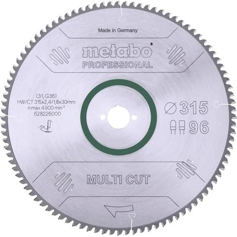 [GEBRAUCHT] B-Ware Kreissägeblatt Sägeblatt Scheibe Hwct 315 X30 96 Fzt Holzarbeiten628