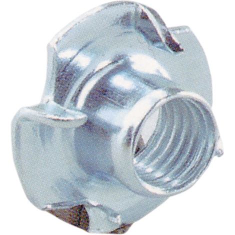 SC FONDELLO A 4 PUNTE ZINC  6MA D 16XH9 MM 10 PZ Q.TA 5