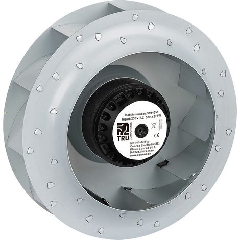 TRU COMPONENTS TC-NA250 Radiallüfter 230 V/AC 1650 m³/h (Ø x H) 250 mm x 99 mm (1/5)