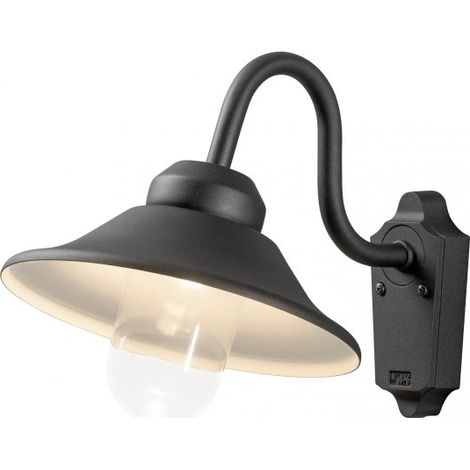 Konstsmide Vega Applique d'extérieur dôme classique LED noire 8W, IP44 (1/3)